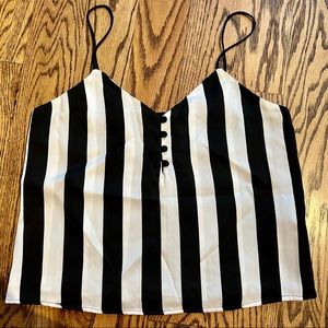 Bershka Block Stripe Cami Top (XS)